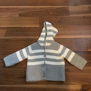 NWOT Hanna Andersson Sweater Hooded Cardigan